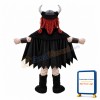 Howling Viking Man Mascot Costume