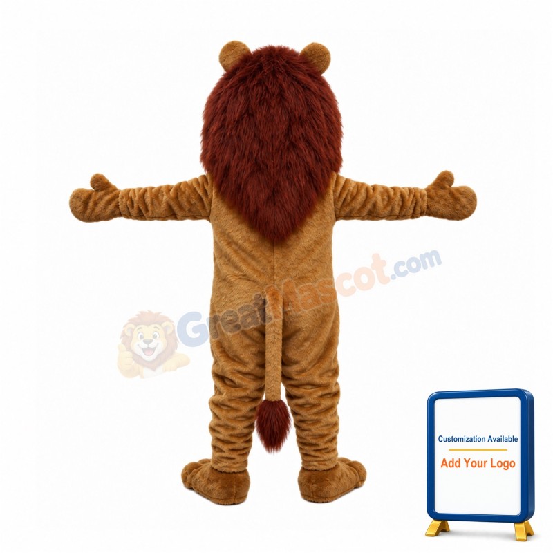 Amiable Asian Lion Mascot Costume