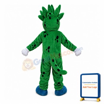 Cool Green Cheetah Mascot Costume