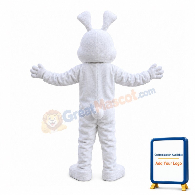 Lovely White Rabbit Mascot Costume
