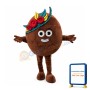 Deluxe Cartoon Chocolate Chip Cookie Mascot Costume