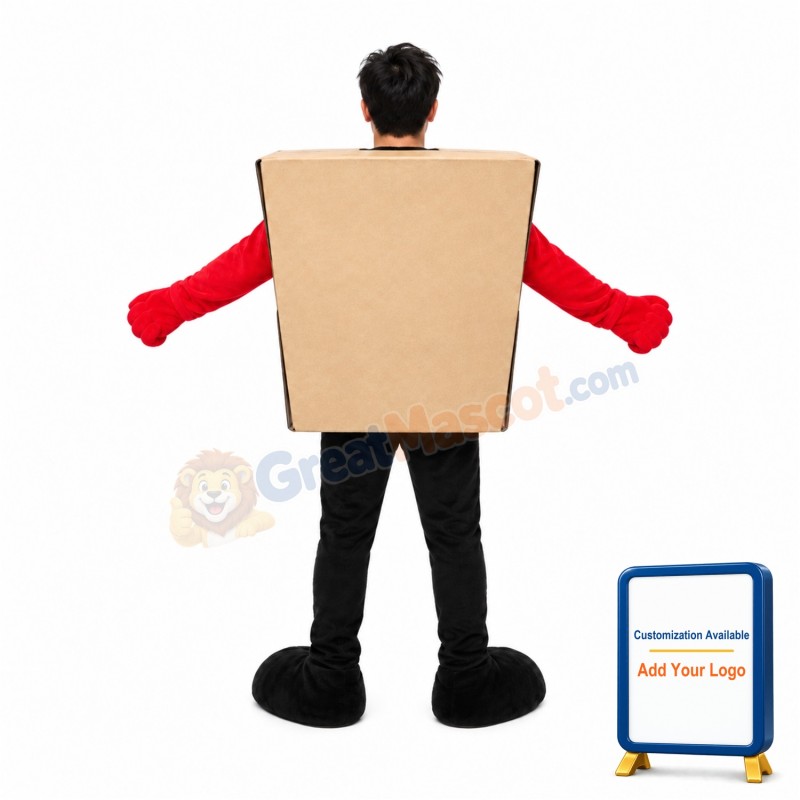 Huge Food Packaging Box Mascot Costume