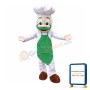 Green Beard Chef Mascot Costume
