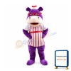 Sweet Cartoon Hallie McStuffins the Purple Hippopotamus Mascot Adult Costume