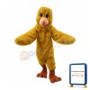 Little Yellow Bird Long Fur Mascot Costume