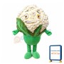Smug Cartoon Cauliflower Mascot Costume