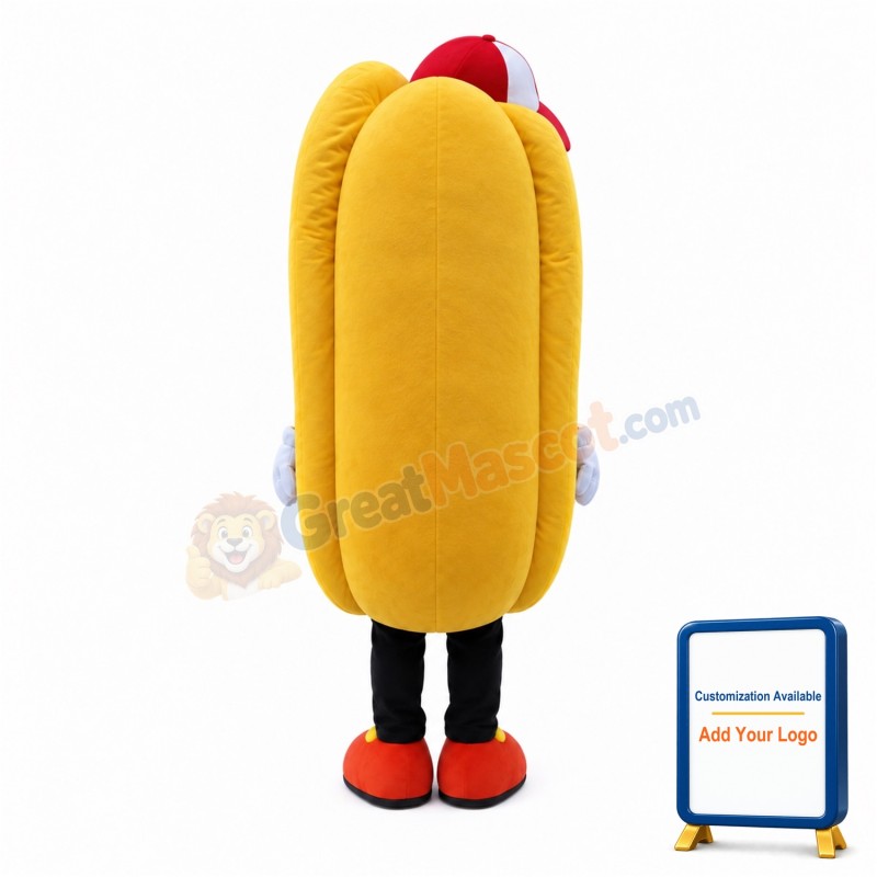 Lightweight Cartoon Hot Dog Mascot Costume