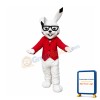 Cheerful Cartoon White Rabbit Mascot Costume
