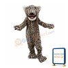 Surprised Leopard Mascot Costume