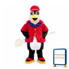 Listless Penguin Mascot Costume Animal Cartoon Fancy Dress
