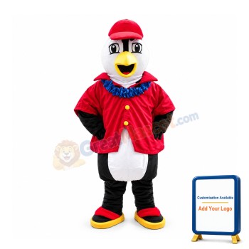 Listless Penguin Mascot Costume Animal Cartoon Fancy Dress