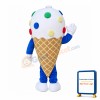 Deluxe Cartoon Ice Cream Cone Mascot Costume