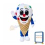 Deluxe Cartoon Ice Cream Cone Mascot Costume