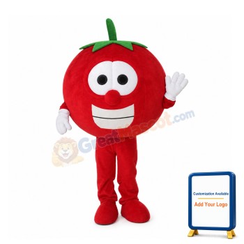 Surprised Cartoon Tomato Mascot Costume