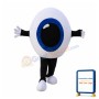 Huge Blue Eyeball Mascot Costume