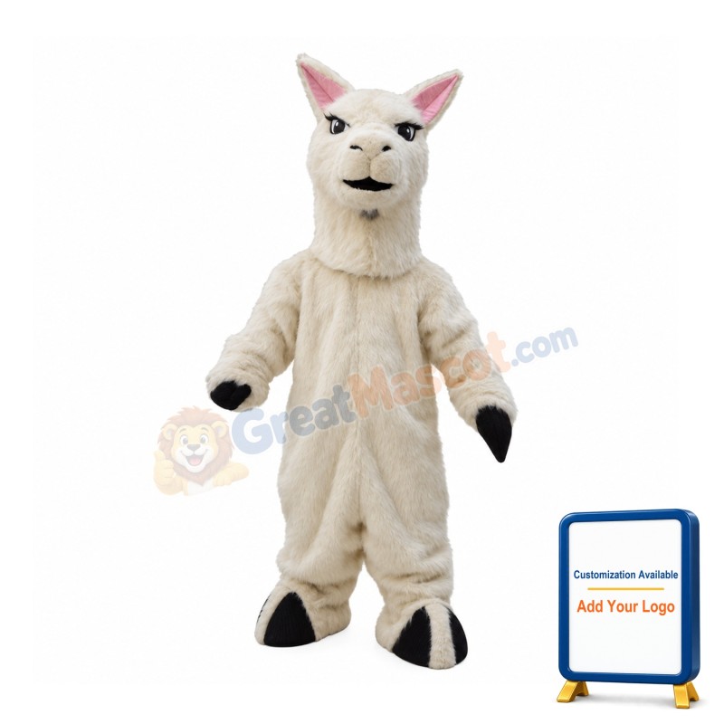 Fierce Alpaca Mascot Costume