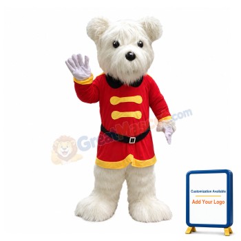 White British Royal Guard Dog Mascot Costume