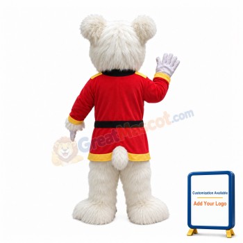 White British Royal Guard Dog Mascot Costume
