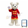 White British Royal Guard Dog Mascot Costume