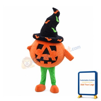 Happy Halloween Pumpkin Mascot Costume
