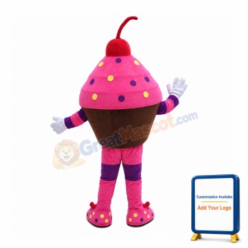 Huge Cartoon Cupcake Mascot Costume For Female