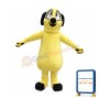 Lovely Cartoon Yellow Weasel Mascot Costume