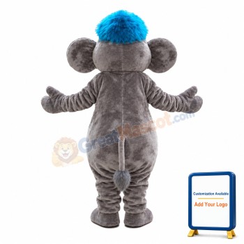 Angry Mammoth Elephant Mascot Costume