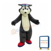 Courageous Gray Wolf Pilot Mascot Costume