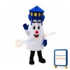 Deluxe Cartoon Blue Lighthouse Mascot Costume