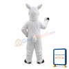 Little White Sheep Long Wool Mascot Costume