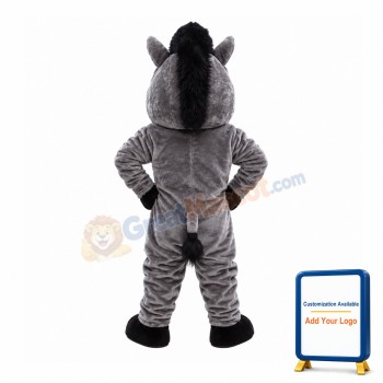 Gray Boar Mascot Costume