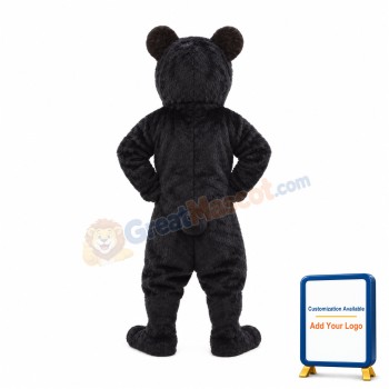Big Black Bear Mascot Costume