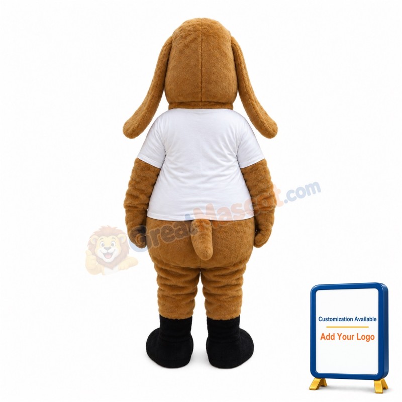 Cute Hound Dog Mascot Costume