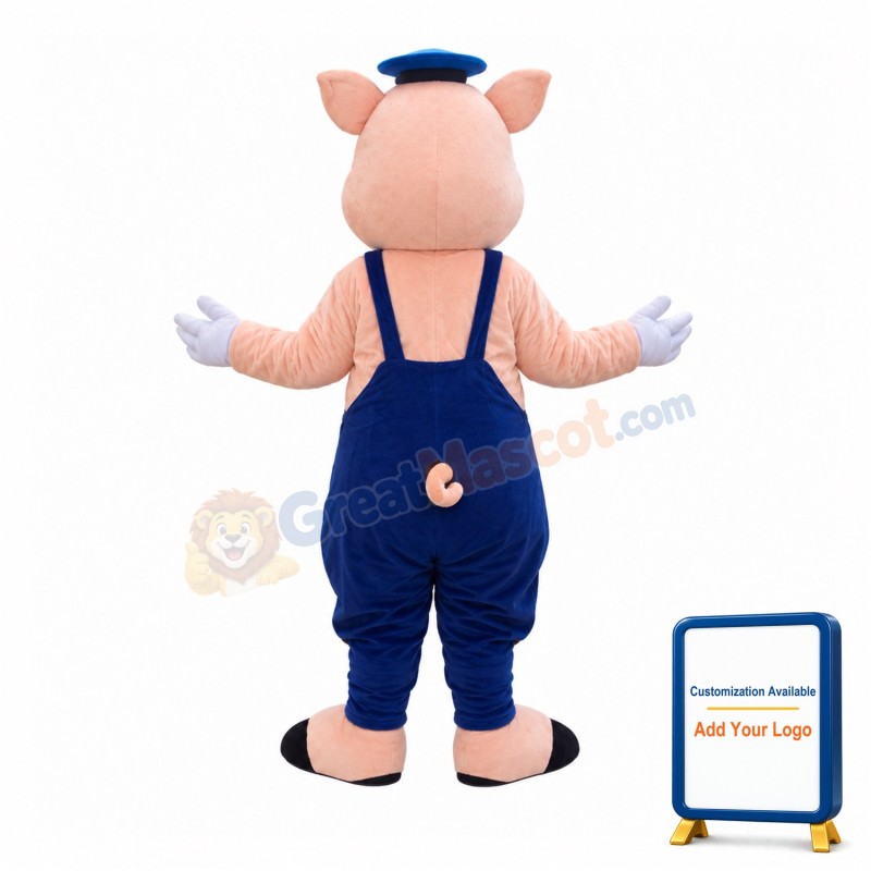Cheerful Cartoon Practical Pig Mascot Costume