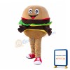 Huge Cartoon Cheeseburger Mascot Costume