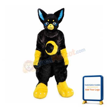 New Custom Made Fantasy Black Cat Mascot Costume