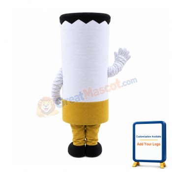 No Smoking Advertising Uncomfortable Cigarette Mascot Costume
