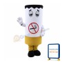 No Smoking Advertising Uncomfortable Cigarette Mascot Costume