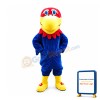 Red Head Blue Eagle Animal Mascot Costume