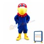 Red Head Blue Eagle Animal Mascot Costume