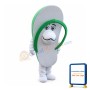 Sad Green Flip Flop Mascot Costume