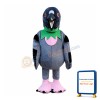 Ashy Minivet Bird Mascot Costume