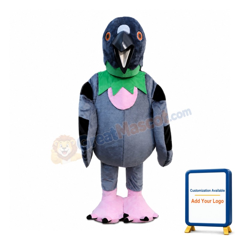 Ashy Minivet Bird Mascot Costume
