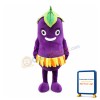 Naughty Cartoon Eggplant Mascot Costume