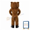 Power Brown Bear Mascot Costume