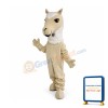 Beige Horse Animal Mascot Costume