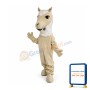 Beige Horse Animal Mascot Costume