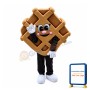 Adult Cartoon Chocolate Waffle Mascot Costume