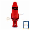 Huge Cartoon Red Crayola Crayon Mascot Costume