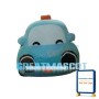 Cute Cartoon Blue Beetle Car Mascot Costume 